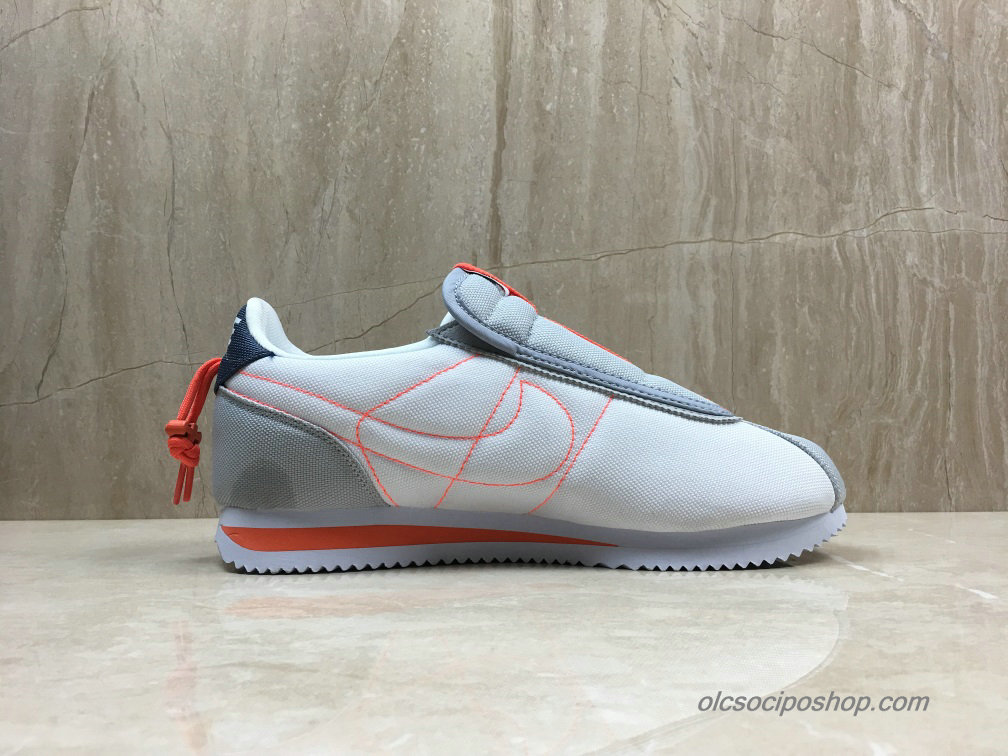 Kendrick Lamar X Nike Cortez Kenny IV Fehér/Fekete/Narancs/Szürke Cipők (AV2950-100)